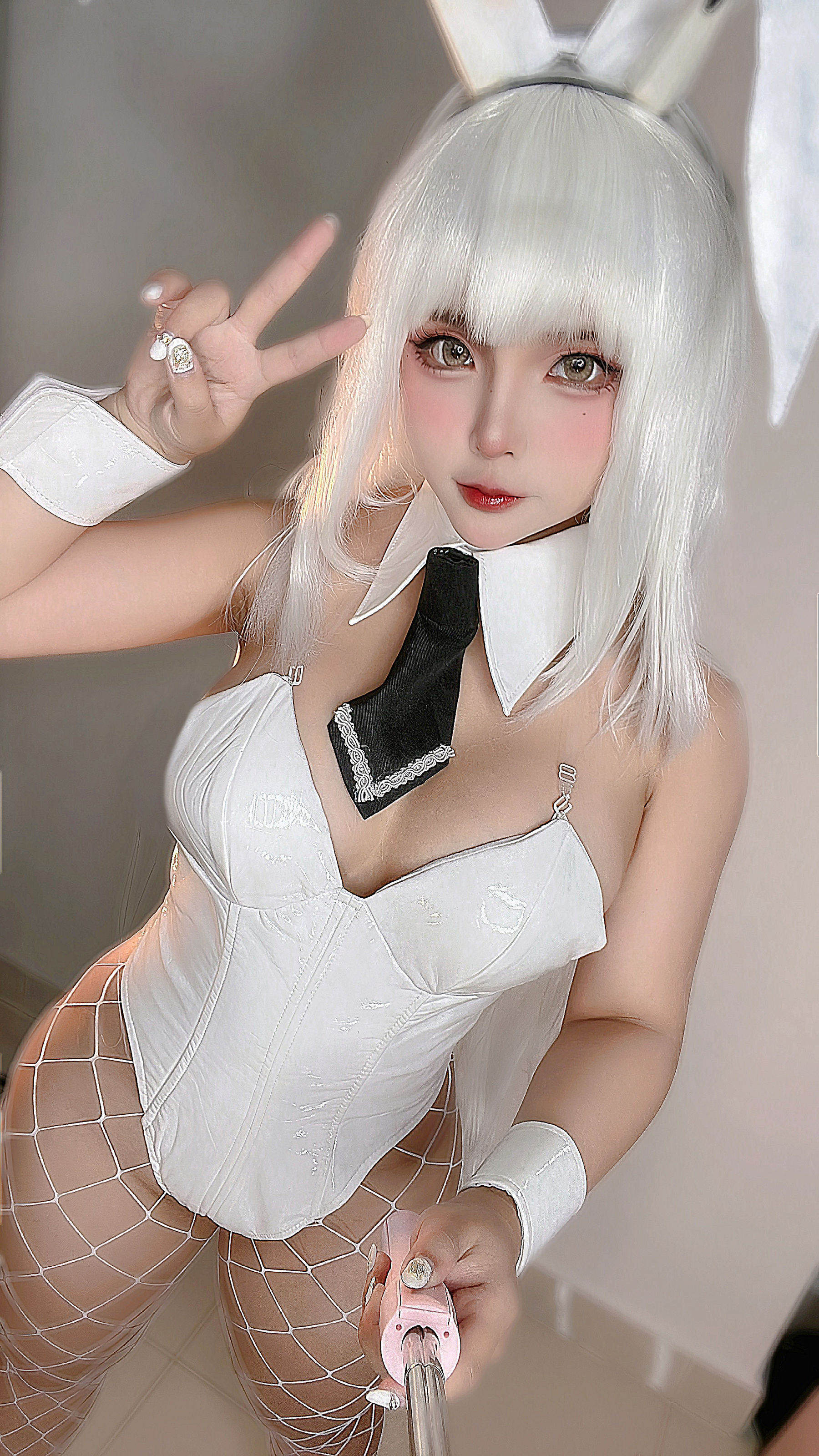 Sayo Momo – NIKKE Naughty Oil Bunny Cosplay-第52张