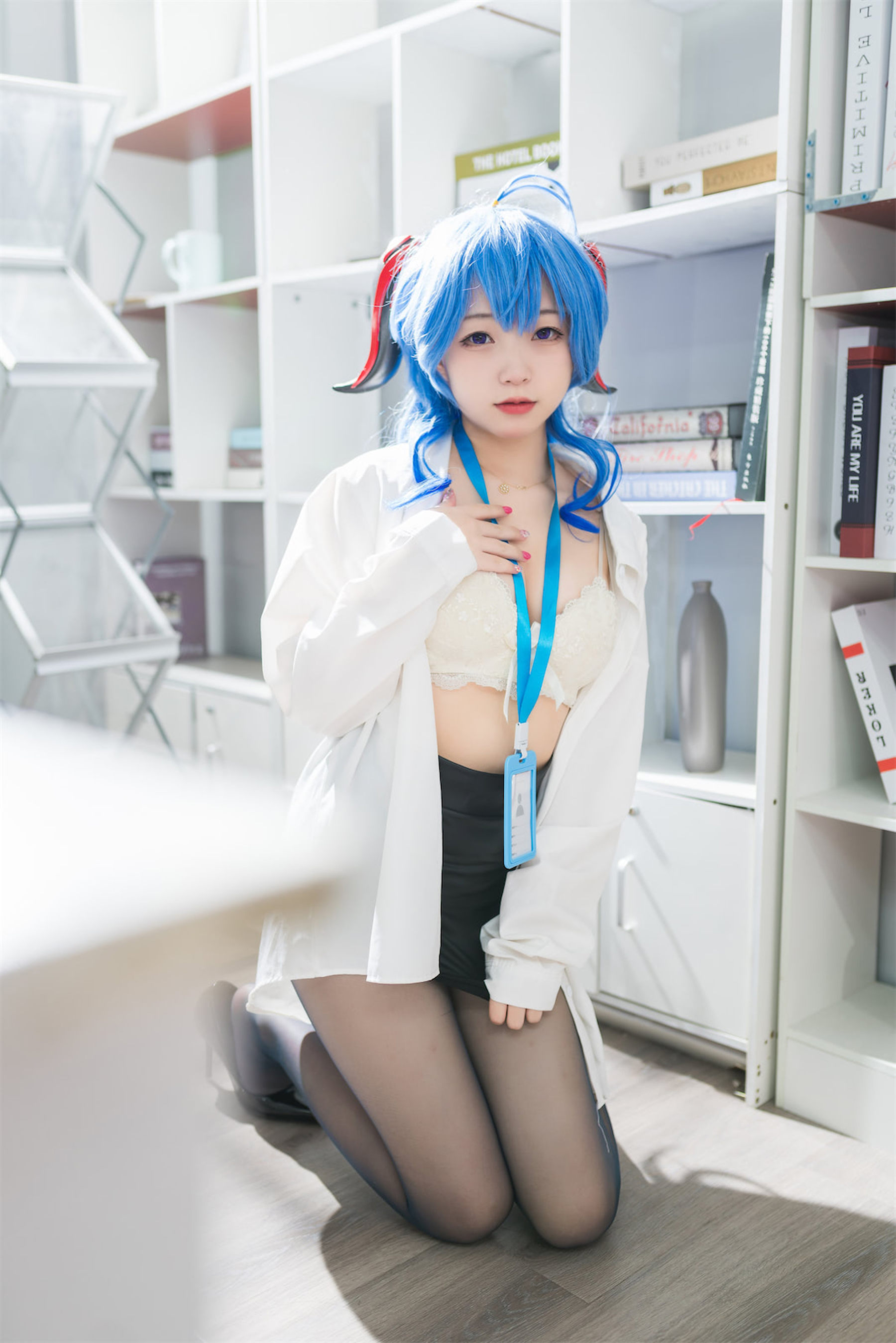 花铃 – 甘雨秘书OL Cosplay-第69张