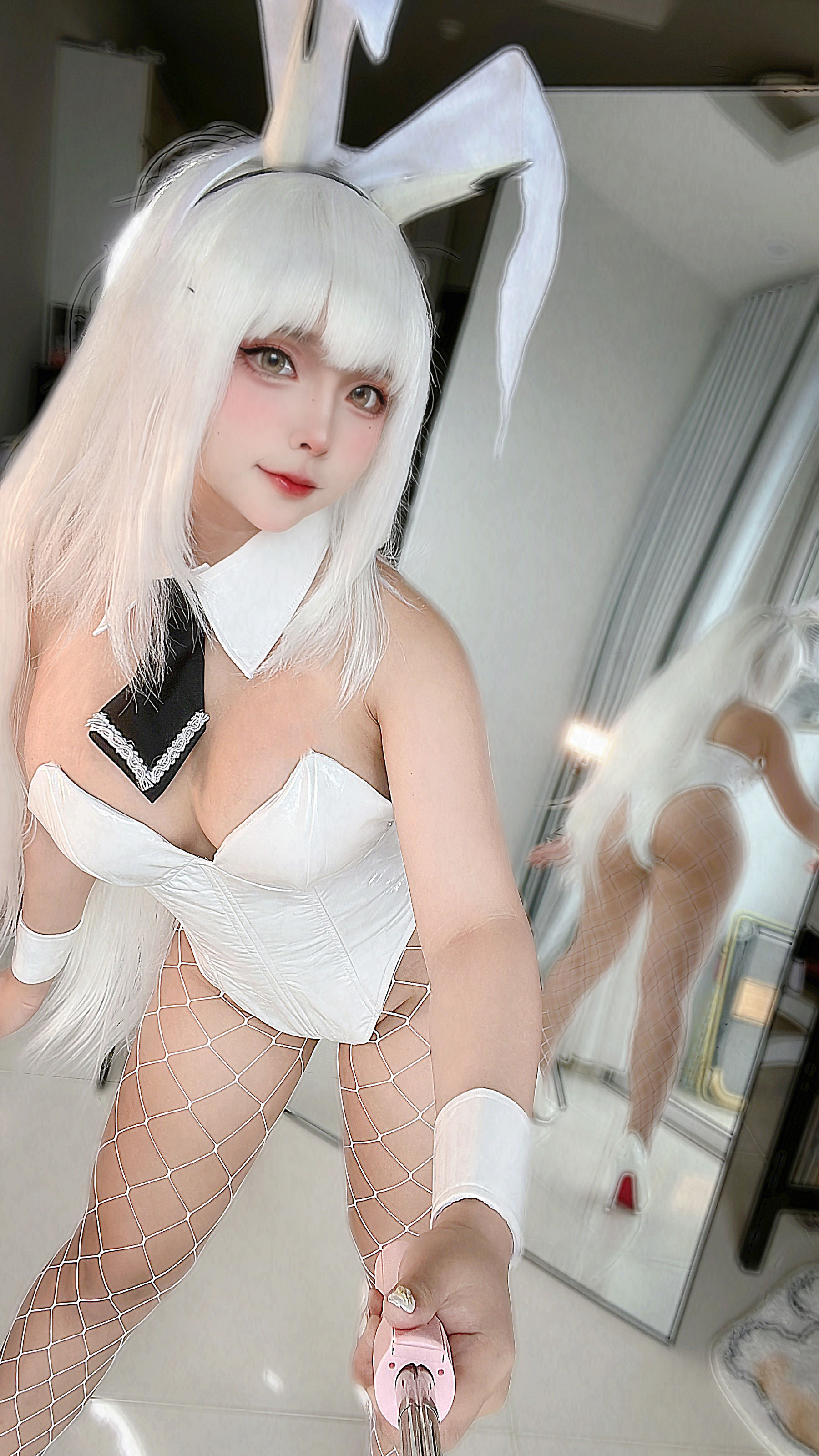 Sayo Momo – NIKKE Naughty Oil Bunny Cosplay-第55张