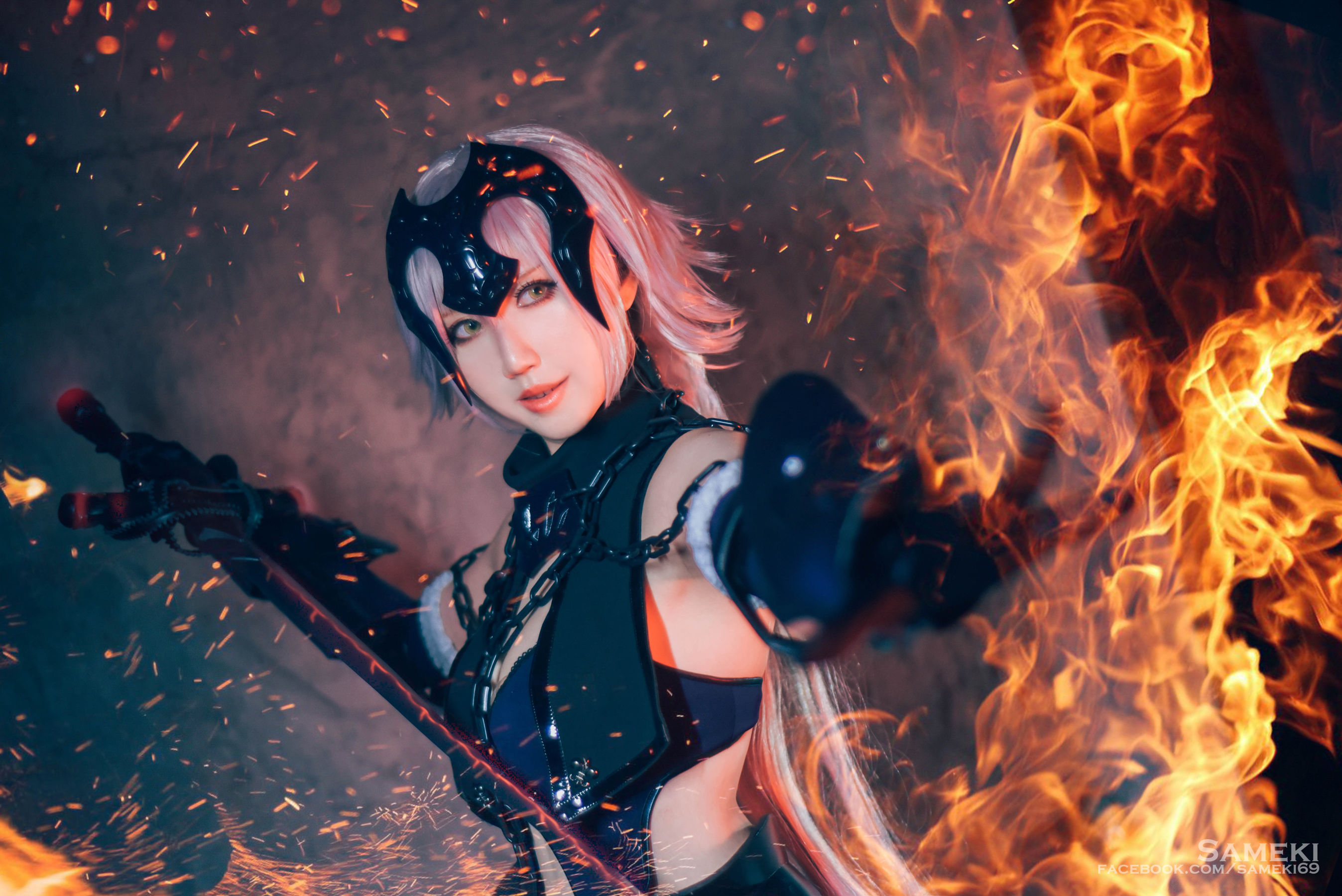 Sameki – 黑贞德 Cosplay-第1张