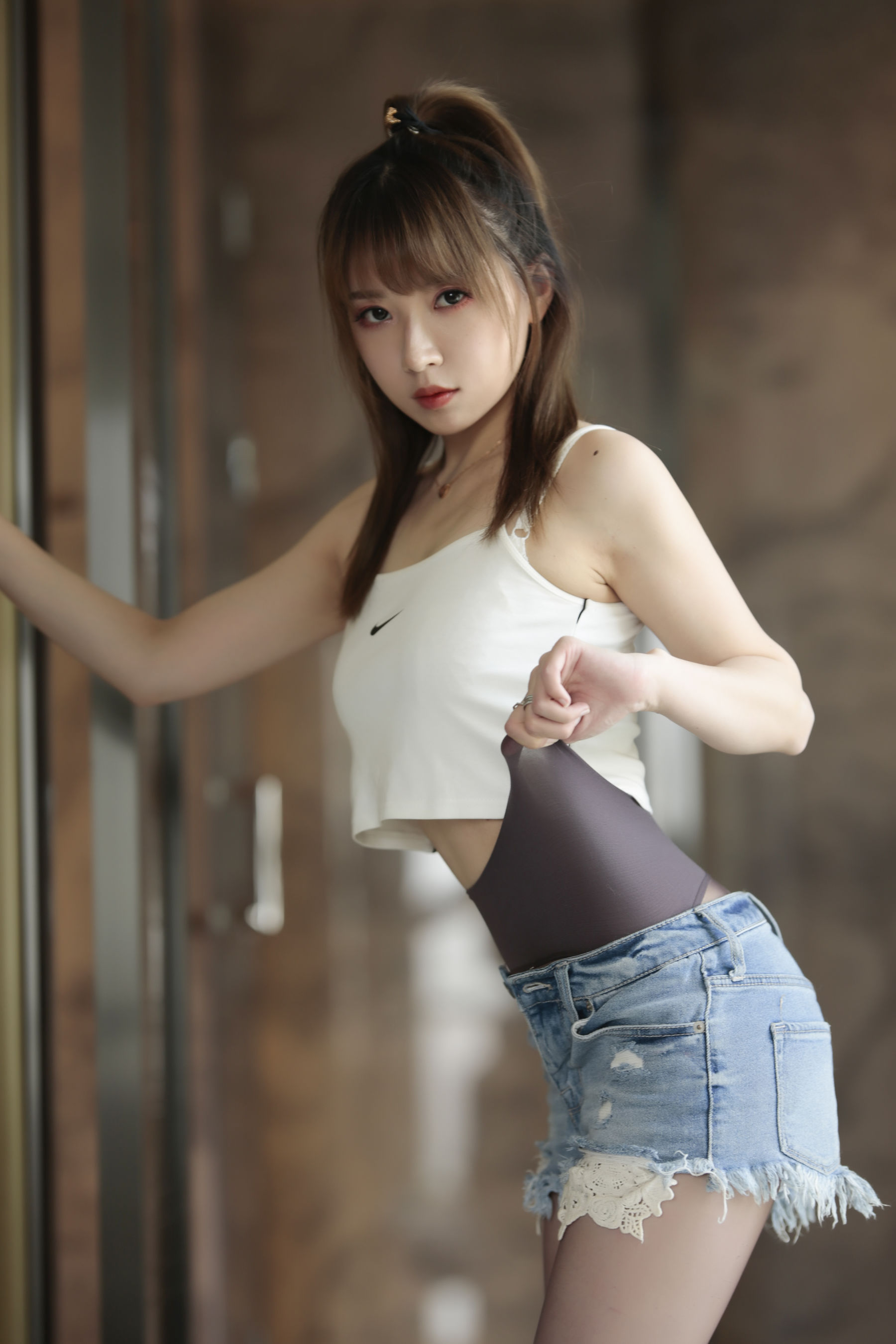 斗鱼主播小女巫露娜 – 牛仔小裤裤 Cosplay-第36张