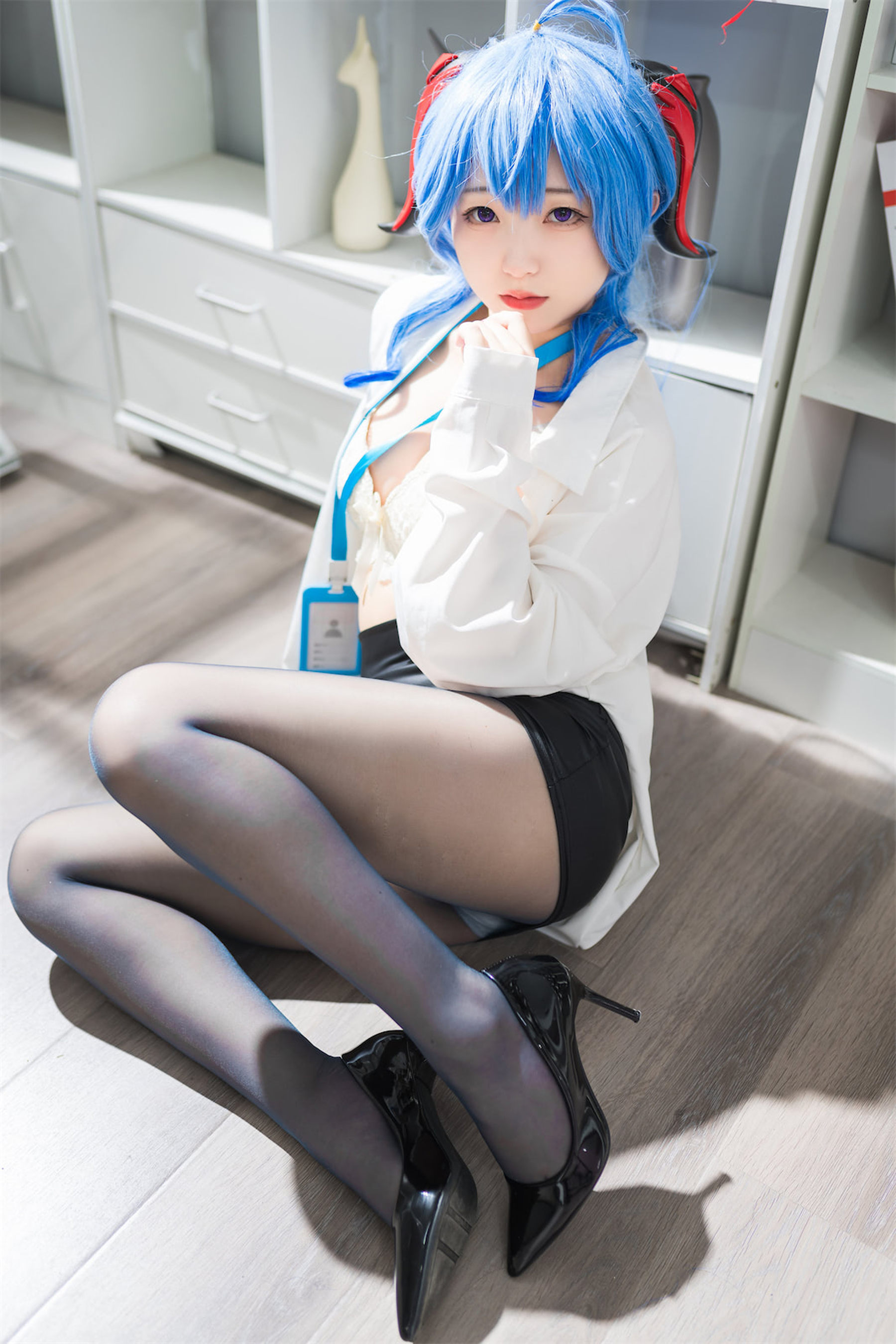 花铃 – 甘雨秘书OL Cosplay-第67张