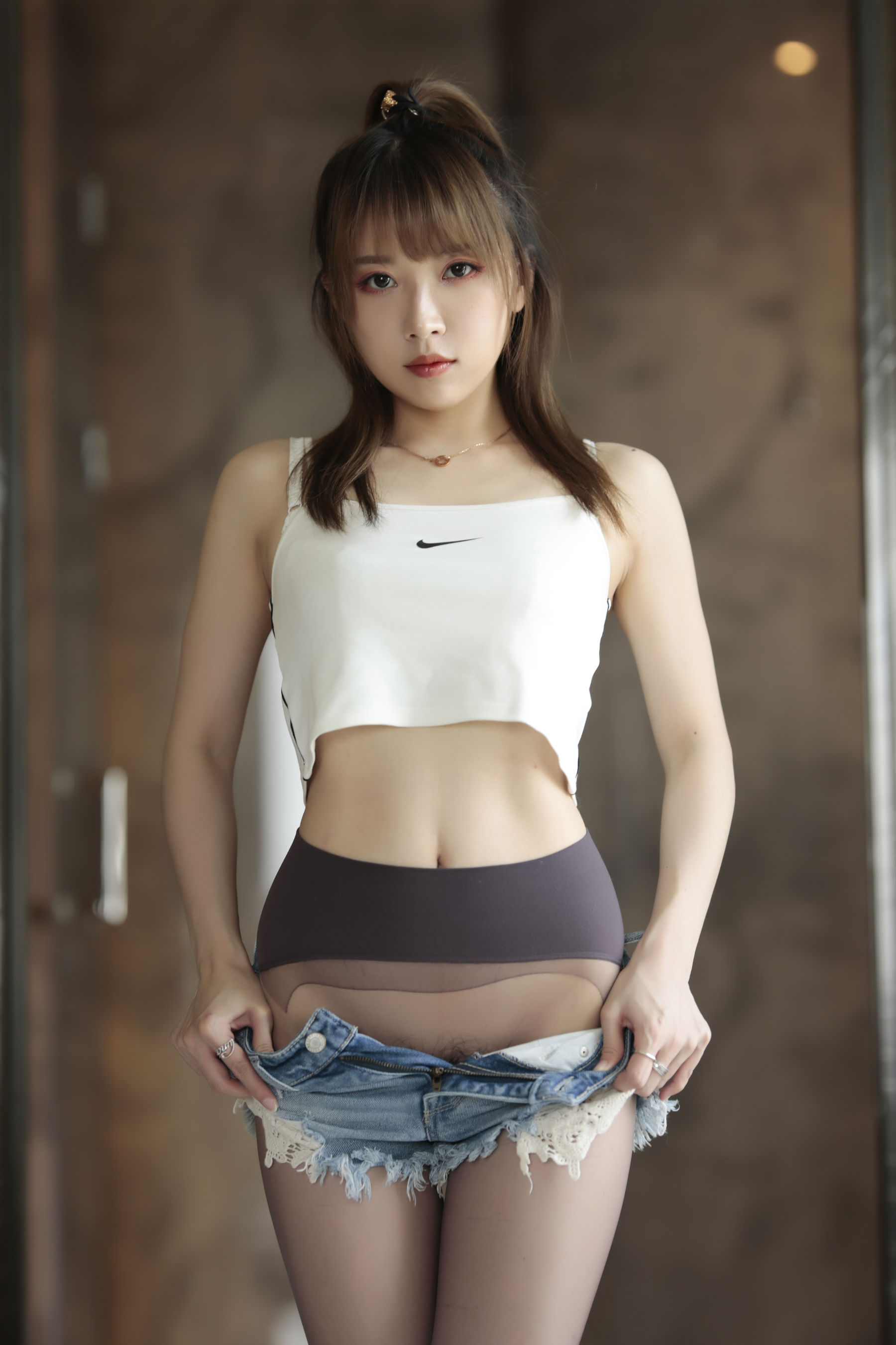 斗鱼主播小女巫露娜 – 牛仔小裤裤 Cosplay-第38张