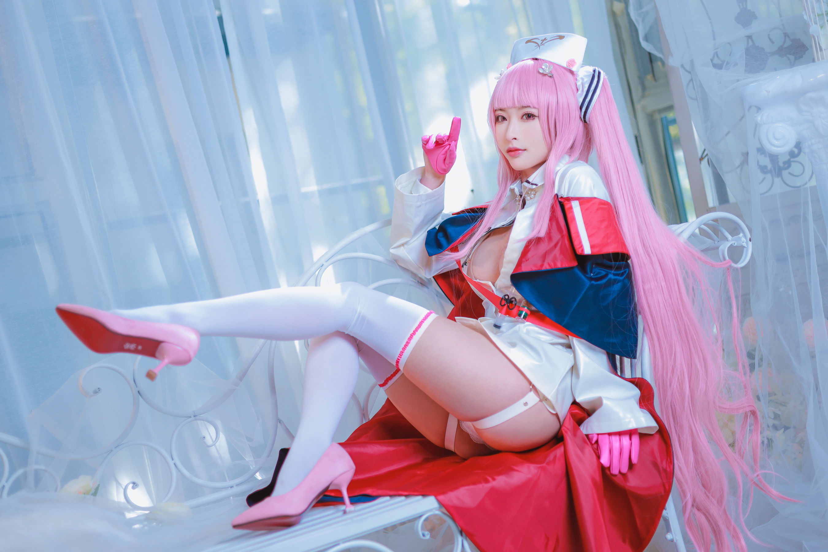 清水由乃 – 英仙座护士服 Cosplay-第1张