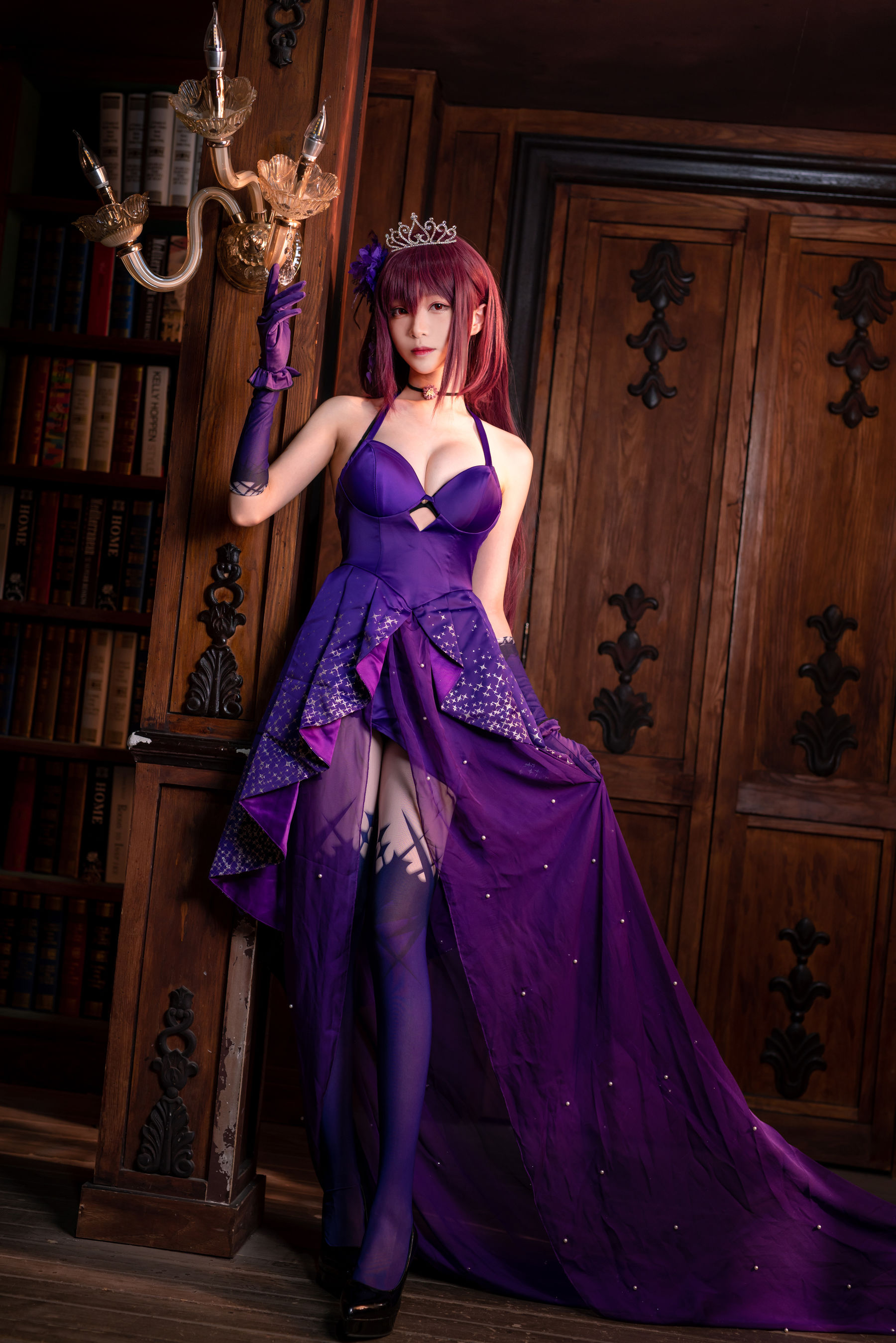 [Cosplay写真] 长腿Coser青青子Js – 斯卡哈2 Cosplay-第33张