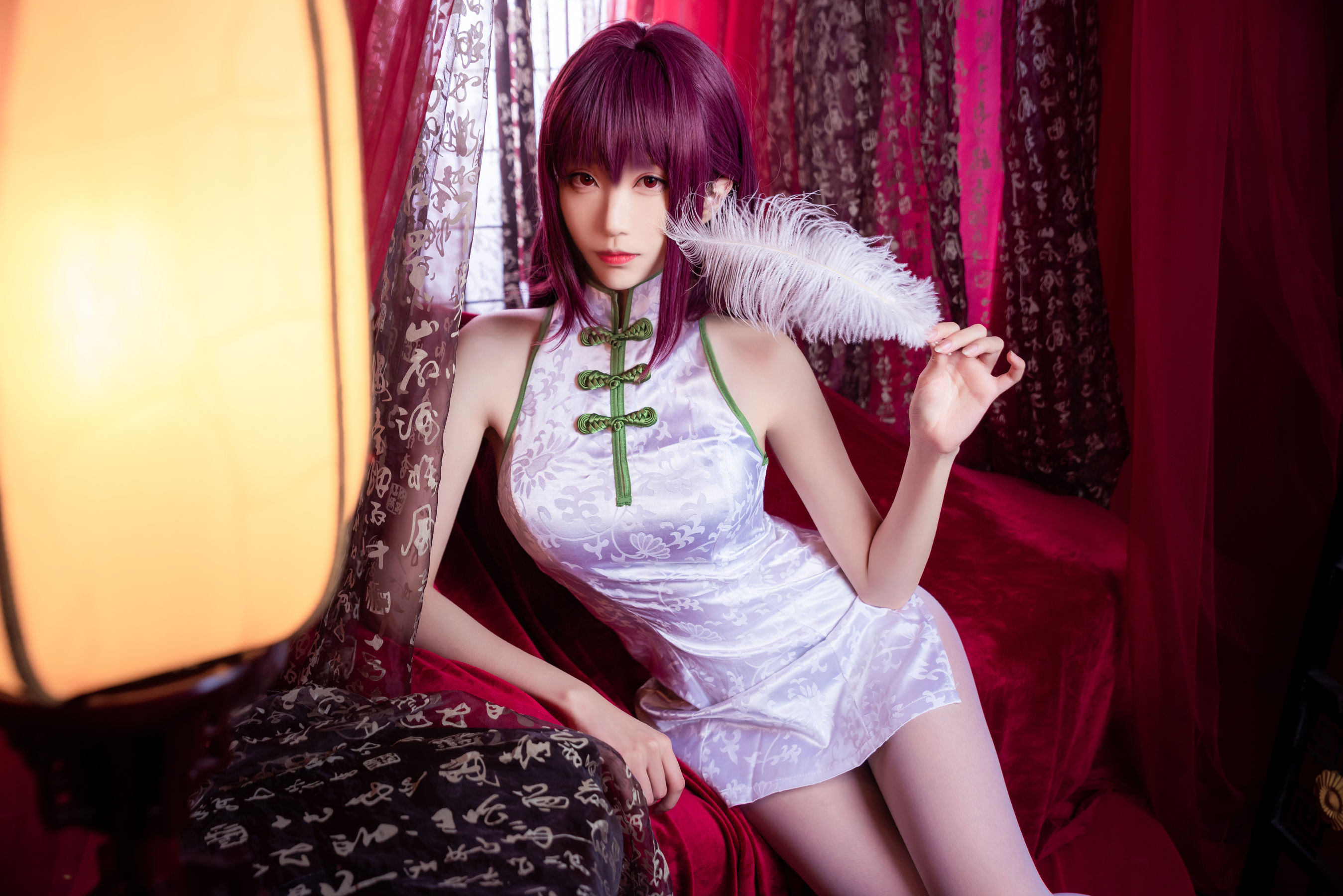 [Cosplay写真] 长腿Coser青青子Js – 斯卡哈2 Cosplay-第14张