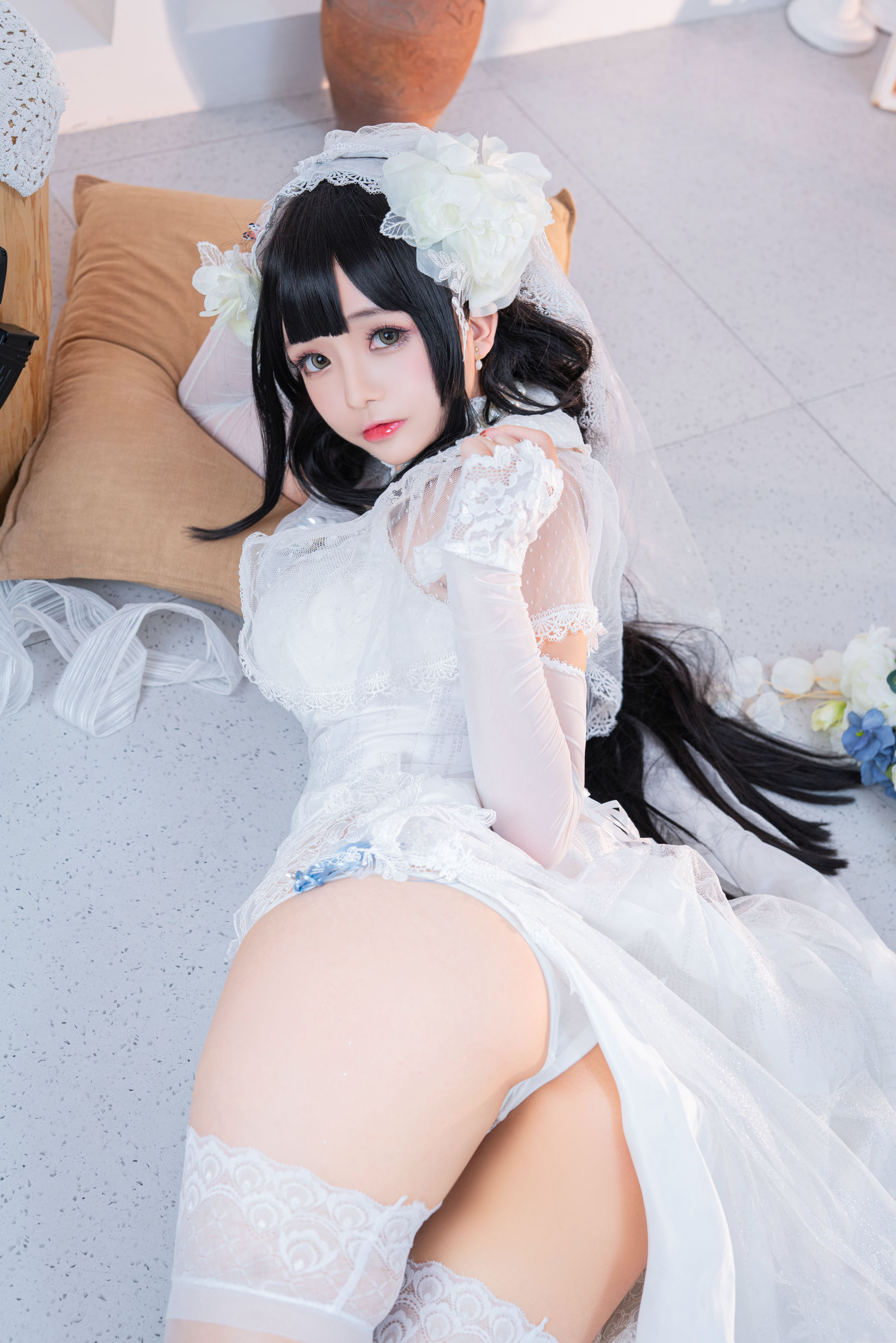 Cosplay日奈娇 – 95式婚纱 Cosplay-第18张