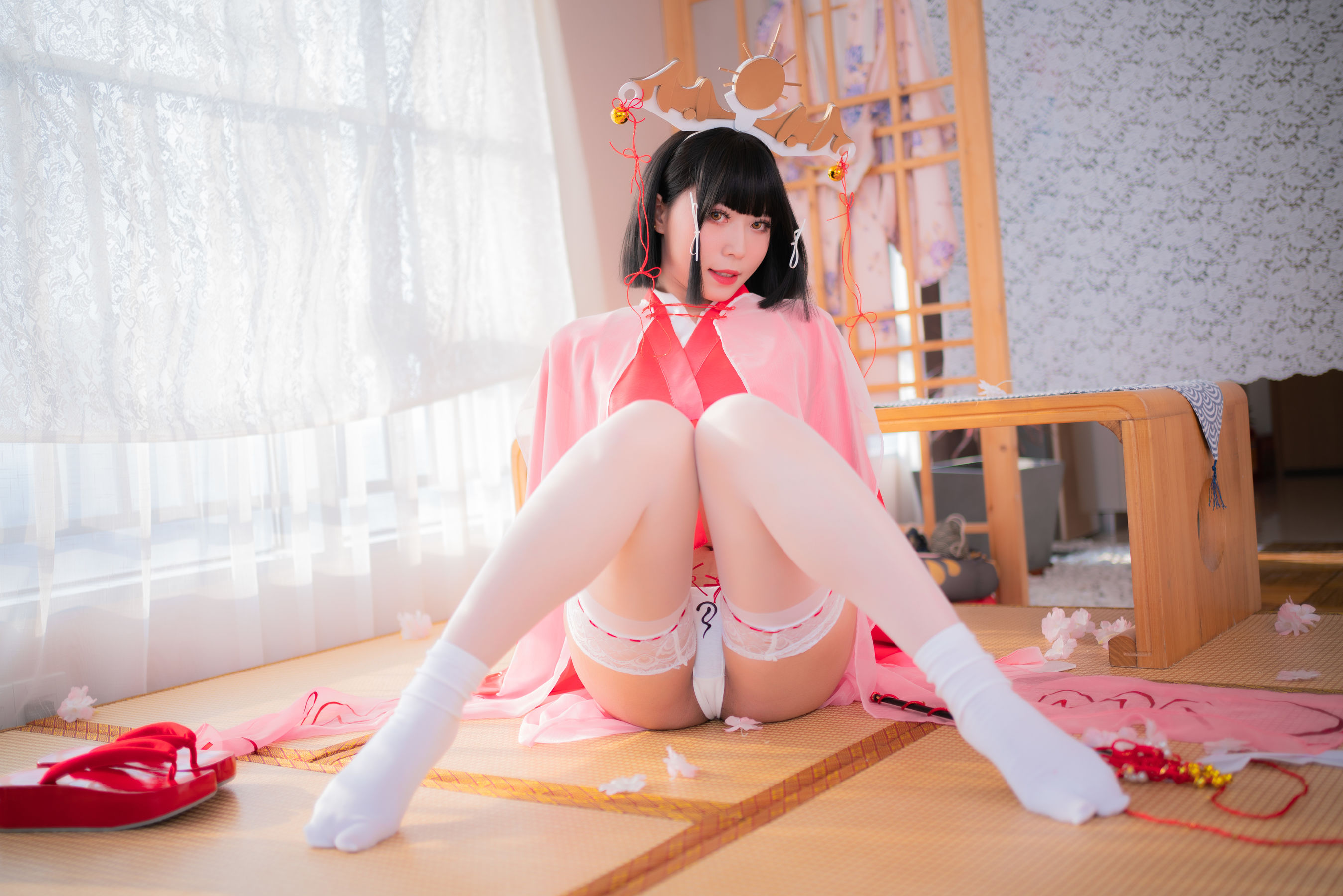 动漫博主Money冷冷 – 辉夜巫女 Cosplay-第26张