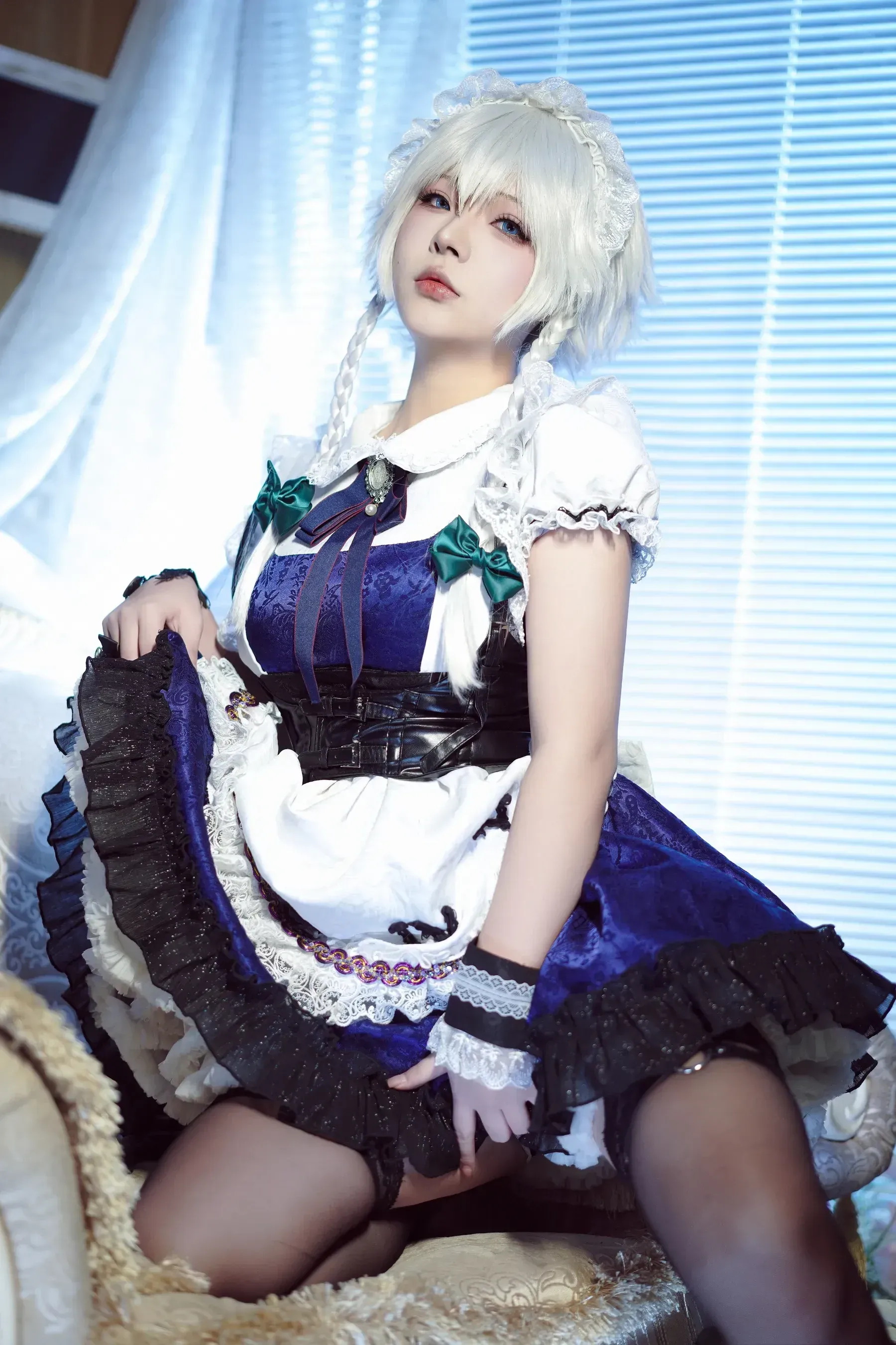 yuuhui玉汇 – 十六夜咲夜 Cosplay-第2张