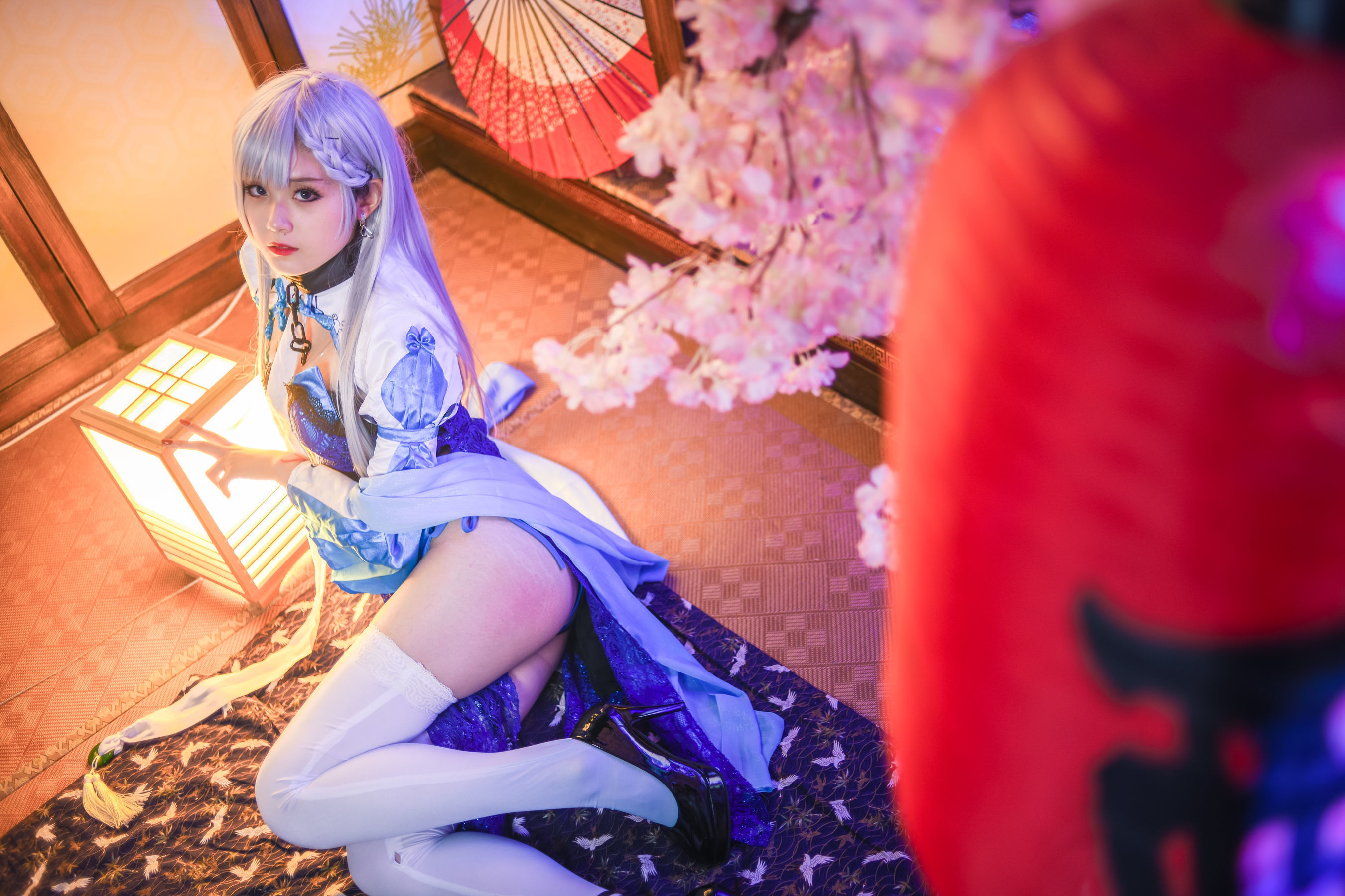 Coser小姐姐Akisoso秋楚楚 贝法 不知火 Cosplay-第1张