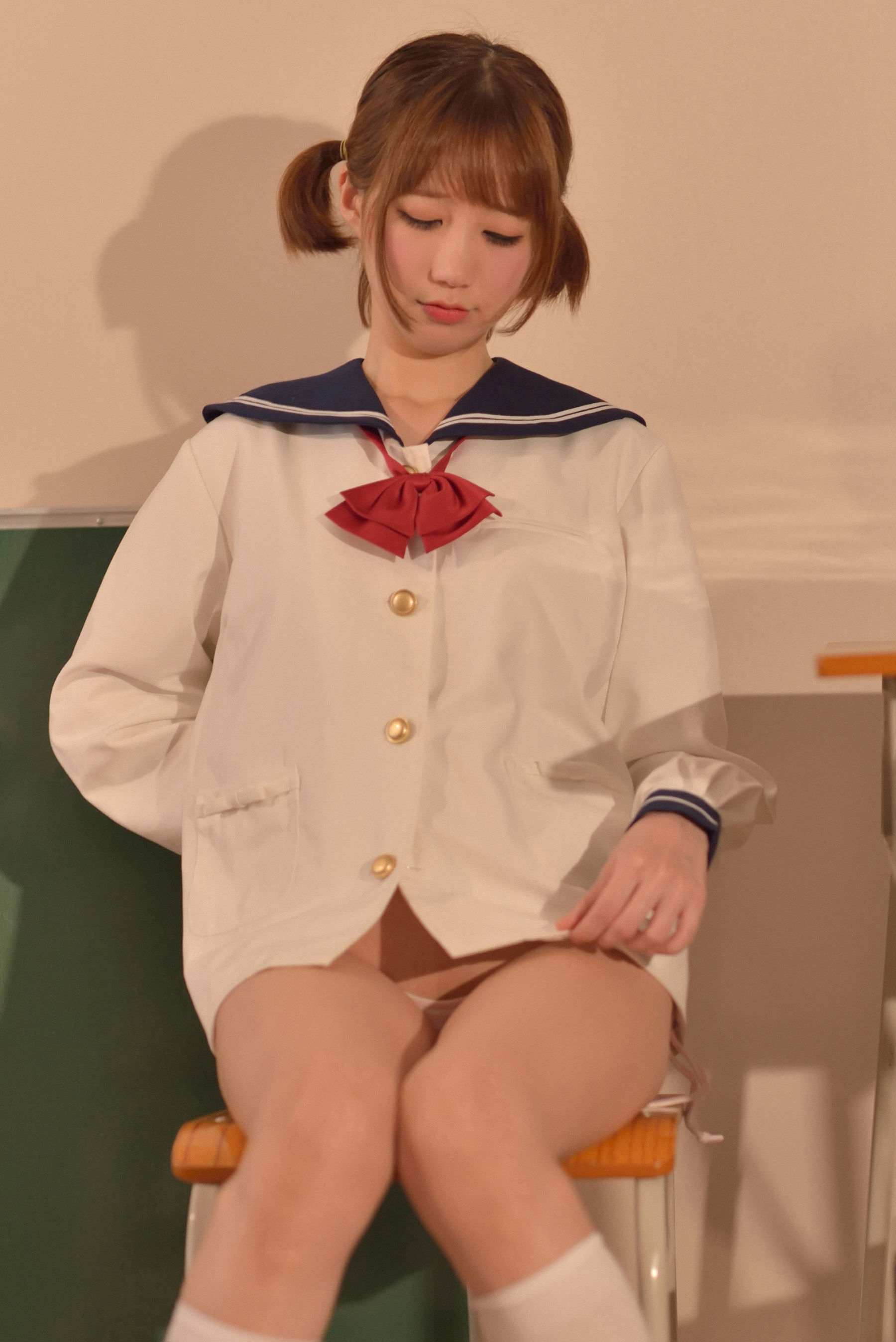 [萝莉COS] NAGISA魔物喵 VOL.08 生理课 Cosplay-第65张