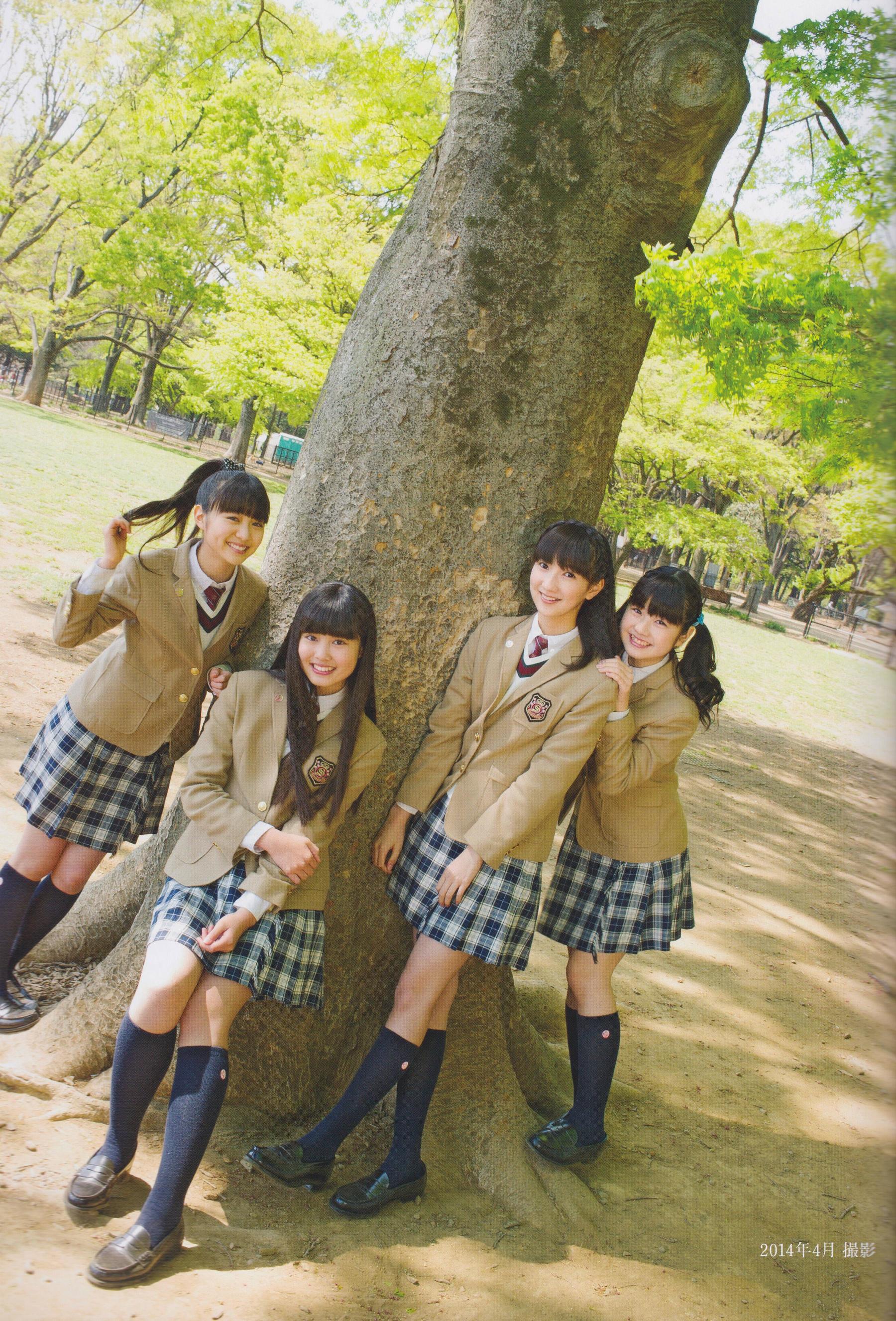 さくら学院 菊地最愛 水野由結 田口華 野津友那乃 2015年3月 卒業 Cosplay-第1张